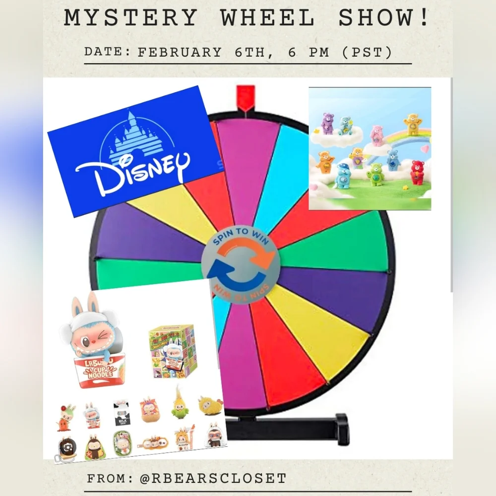 Mystery Wheel Spin Show 2/6 - Picture 1 of 1